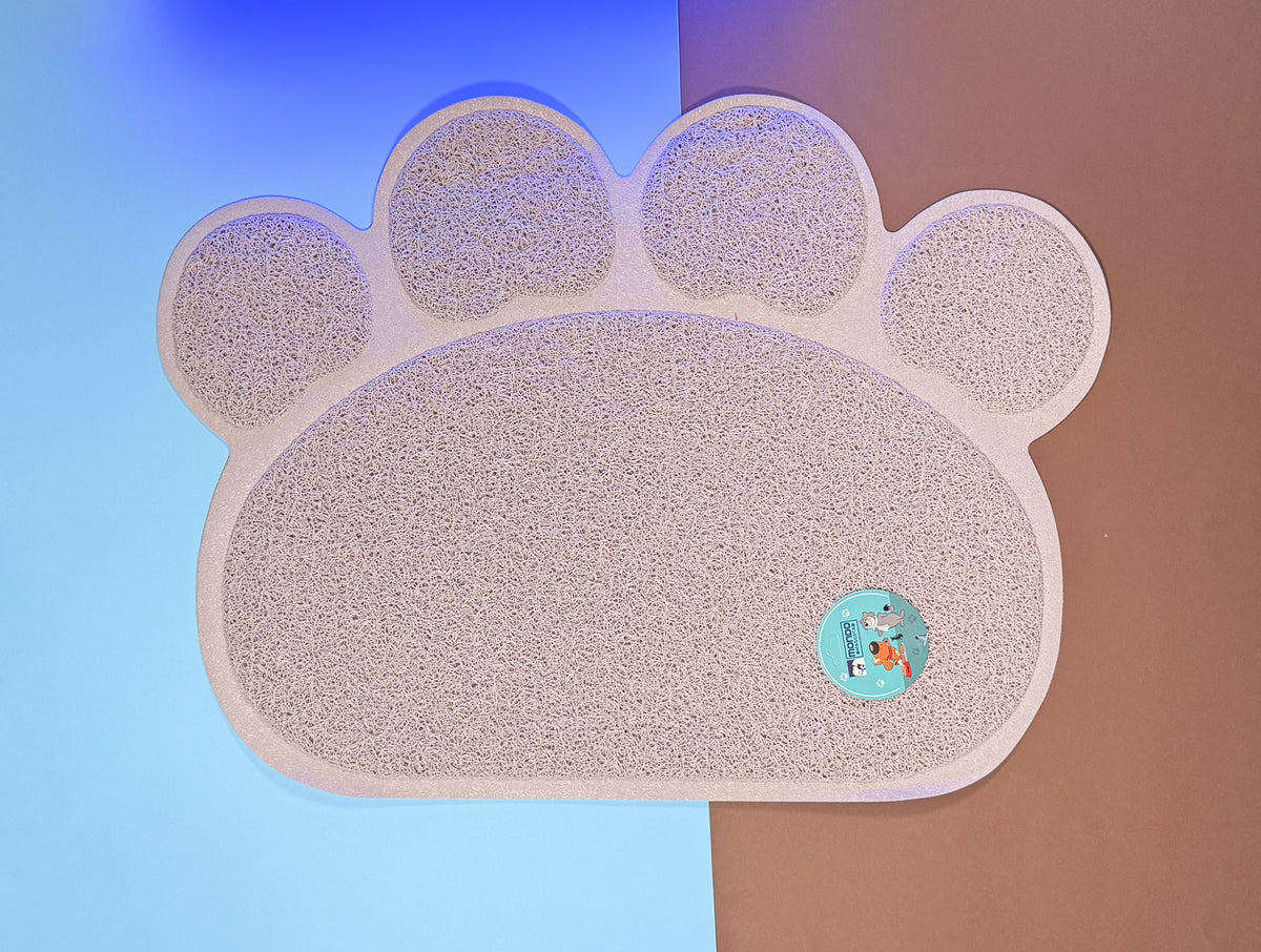 Alfombra para platos de Mascotas Huella