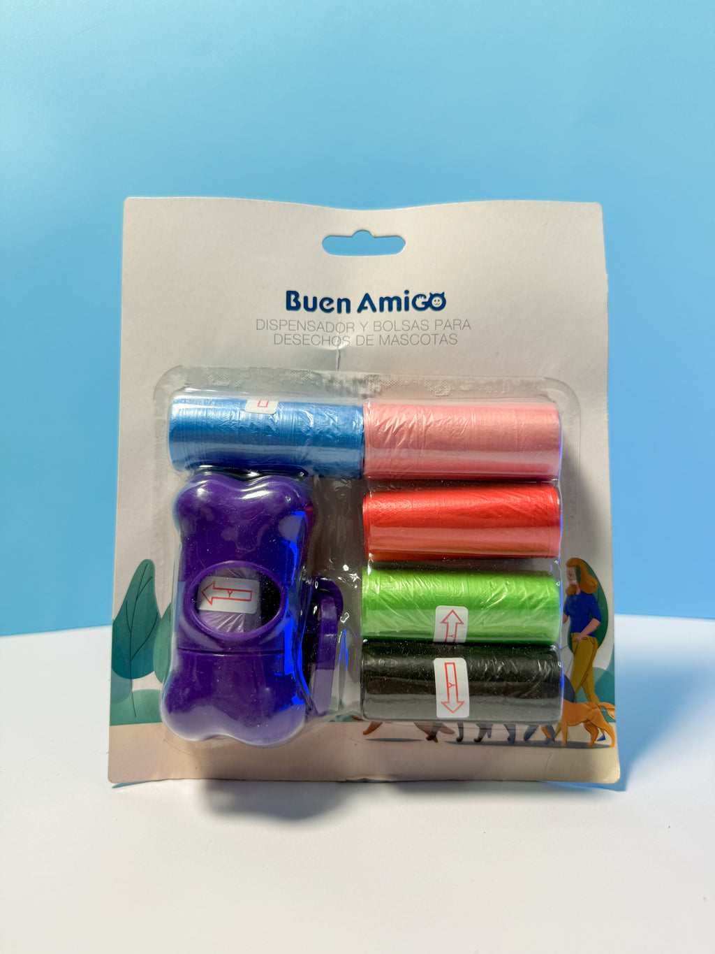 Dispensador de Bolsas Huesito 6+1